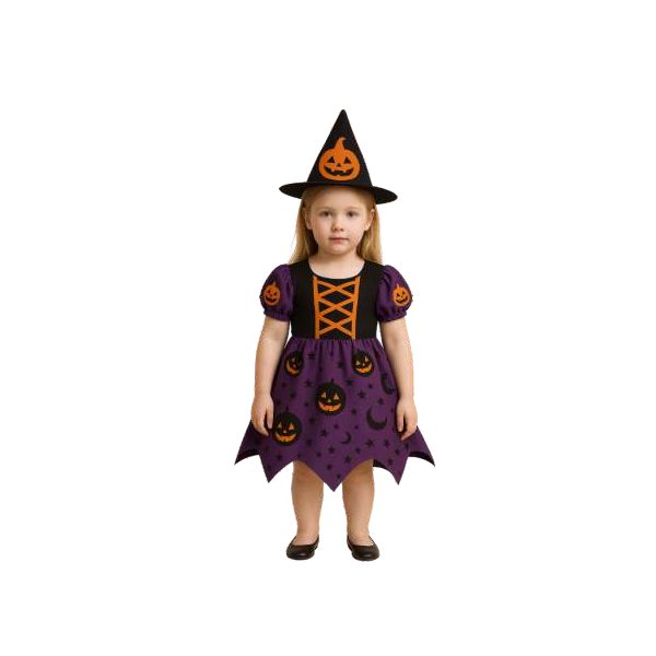 Fantasia Bruxinha Roxa - Halloween